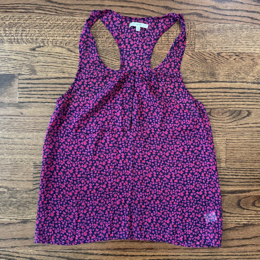 Madewell Sheer Floral Silk Tank | Size M